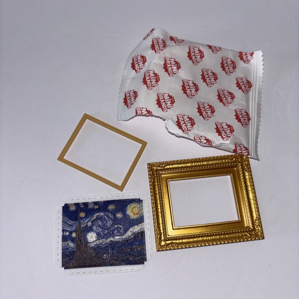 Mini Brands Masterpieces Legendary Rare Starry Night By Van Gogh